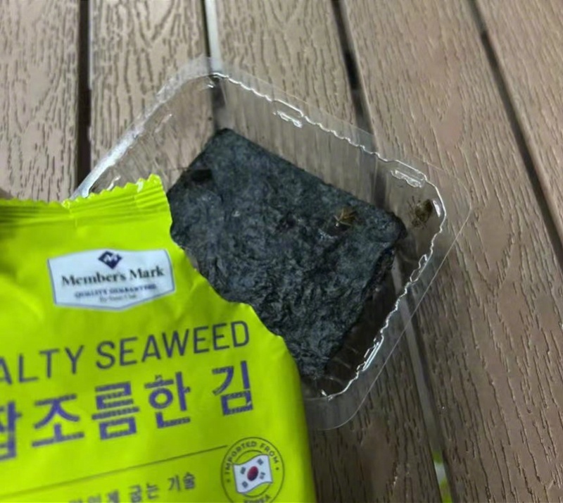 山姆被曝所售海苔中有蟑螂，引發(fā)了消費(fèi)者的擔(dān)憂