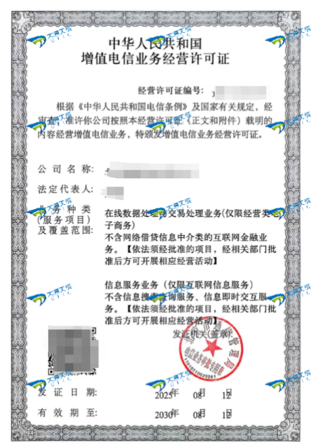最新ICP許可證辦理案例